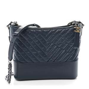 Chanel Aged Calfskin Chevron Quilted #244566C18B